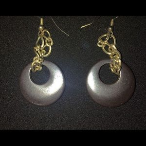 handmade retro dangle hoops